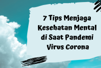 Tips Menjaga Kesehatan Mental Selama Pandemi Covid-19