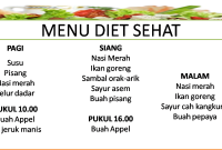 Resep Makanan Sehat Untuk Diet Sehari-Hari