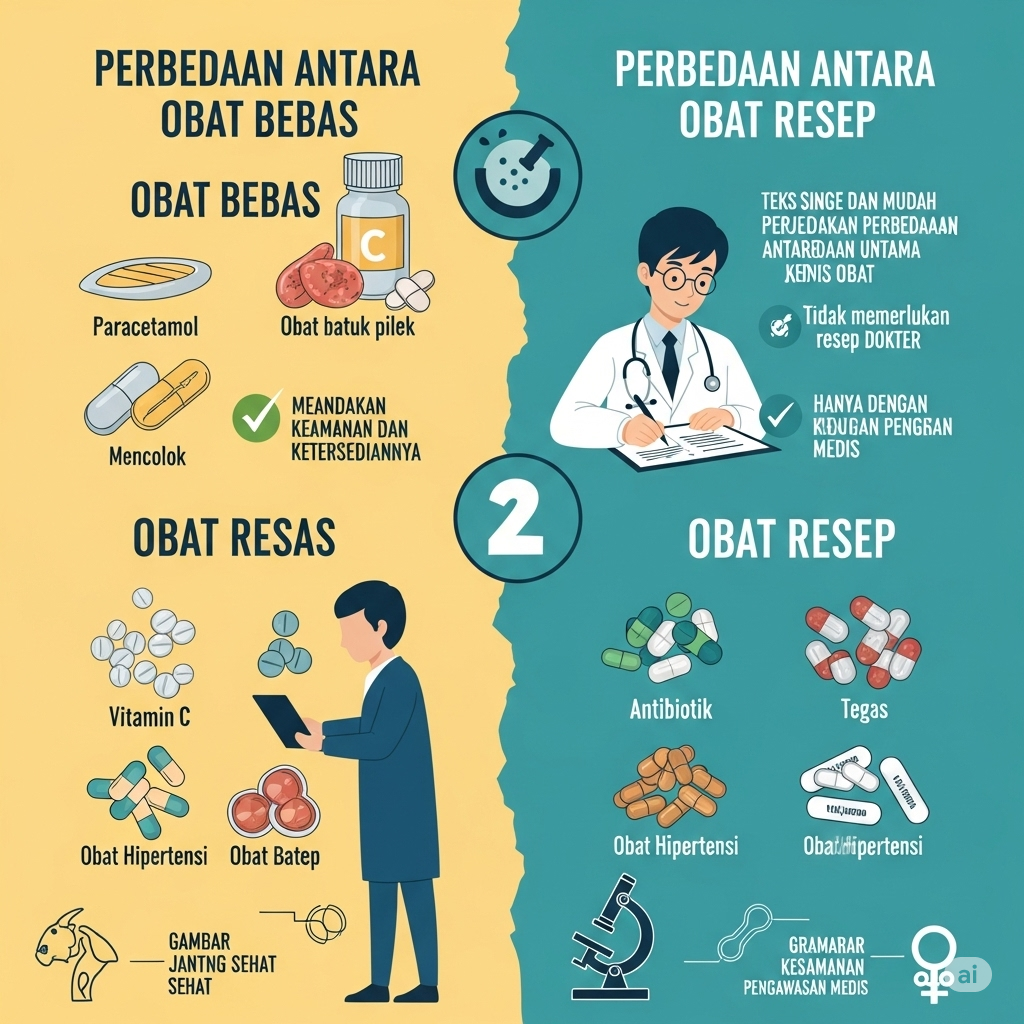 Perbedaan Antara Obat Resep Dan Obat Bebas